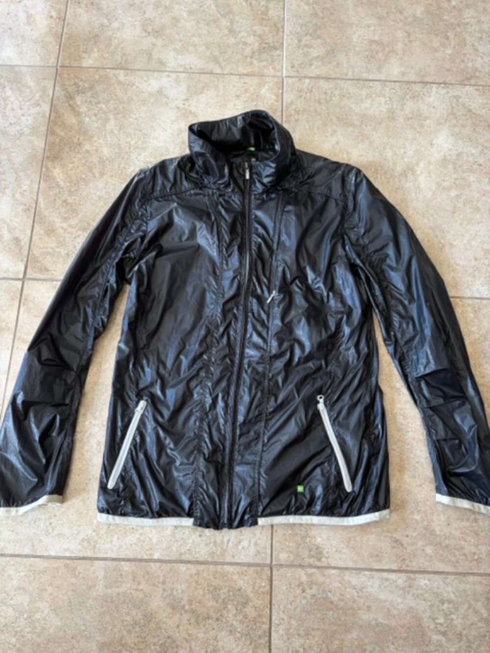BOSS Hugo Boss Shimmery full Zip lightweight jacket size 6